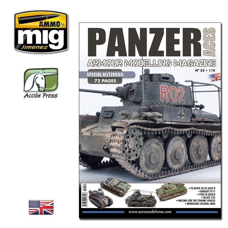 Ammo of Mig Jimenez 52 PANZER ACES Numéro 52 (Blitzkrieg spécial) ANGLAIS
