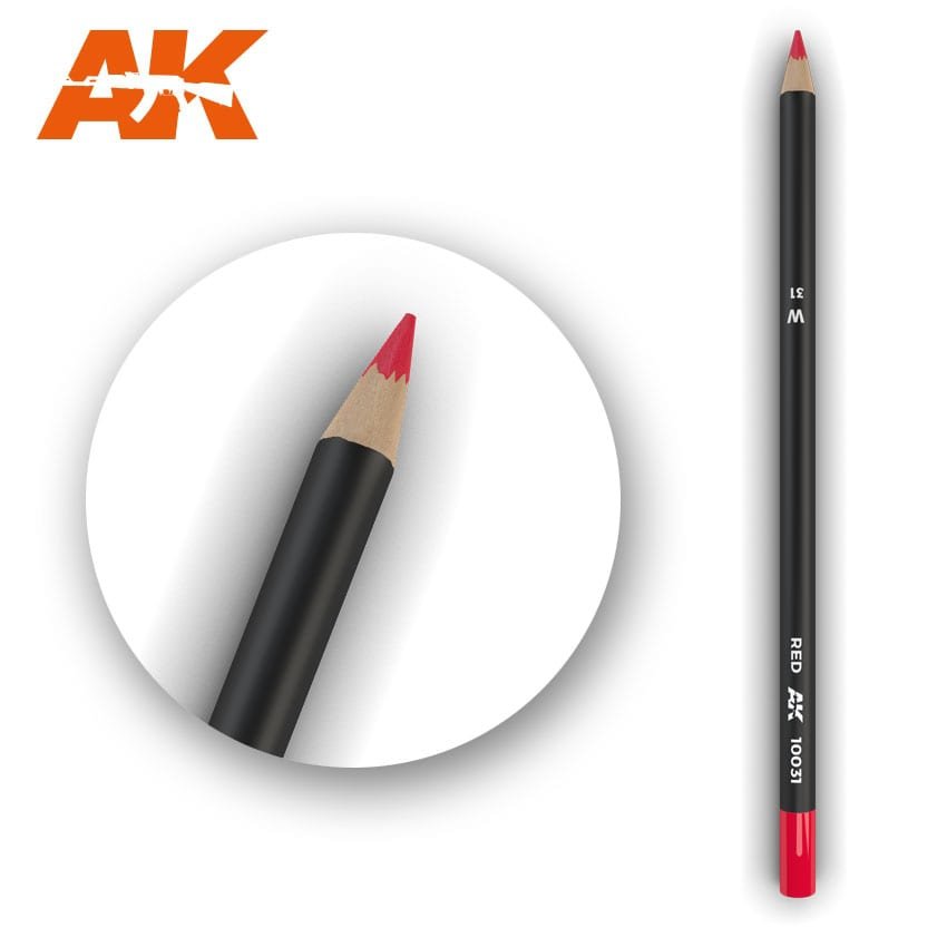 Crayon aquarelle rouge AK Interactive AK10031