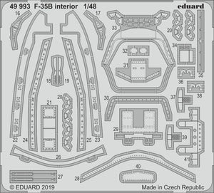 Intérieur du F-35B Eduard 49993 au 1/48 KITTY HAWK – image 2