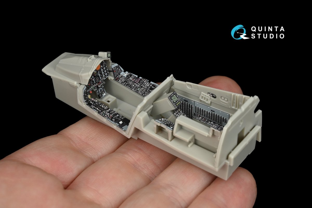 Intérieur imprimé en 3D et coloré sur papier décalcomanie Quinta Studio QD48175 F-4B (pour maquette Tamiya) 1/48 – image 4