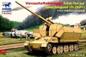 Bronco CB35062 Véhicule Flakwagen 8,8 cm Flak auf Sonderfahrgestell (Pz.Sfl.IVc) (1/35)