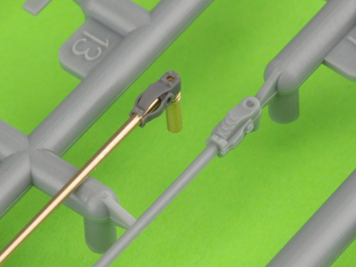 Antenne pliante allemande Master GM-35-042 de 2 m (pour PzKpfw II-IV de première génération) (1 pièce) 1/35 – image 4