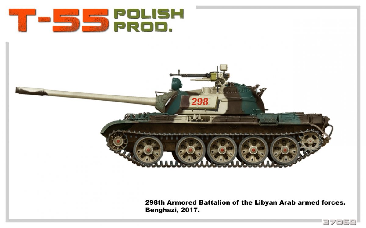 MiniArt 37068 T-55 PRODUCTION POLONAISE 1/35 – immagine 7