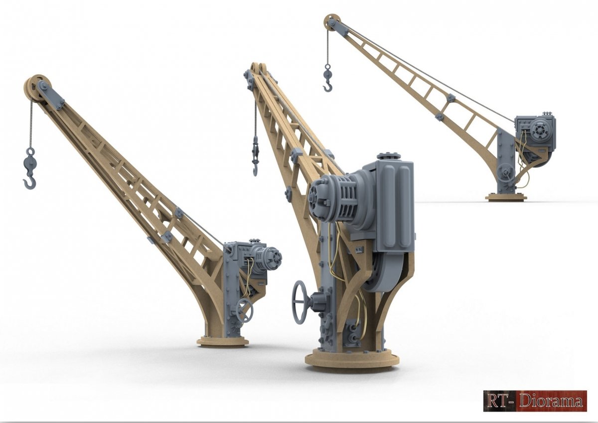 RT-Diorama 35678 4to. Grue portuaire électrique 1/35 – immagine 2