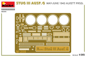 MiniArt 35341 STUG III AUSF. G MAI-JUIN 1943 ALKETT PROD. 1/35 – immagine 2