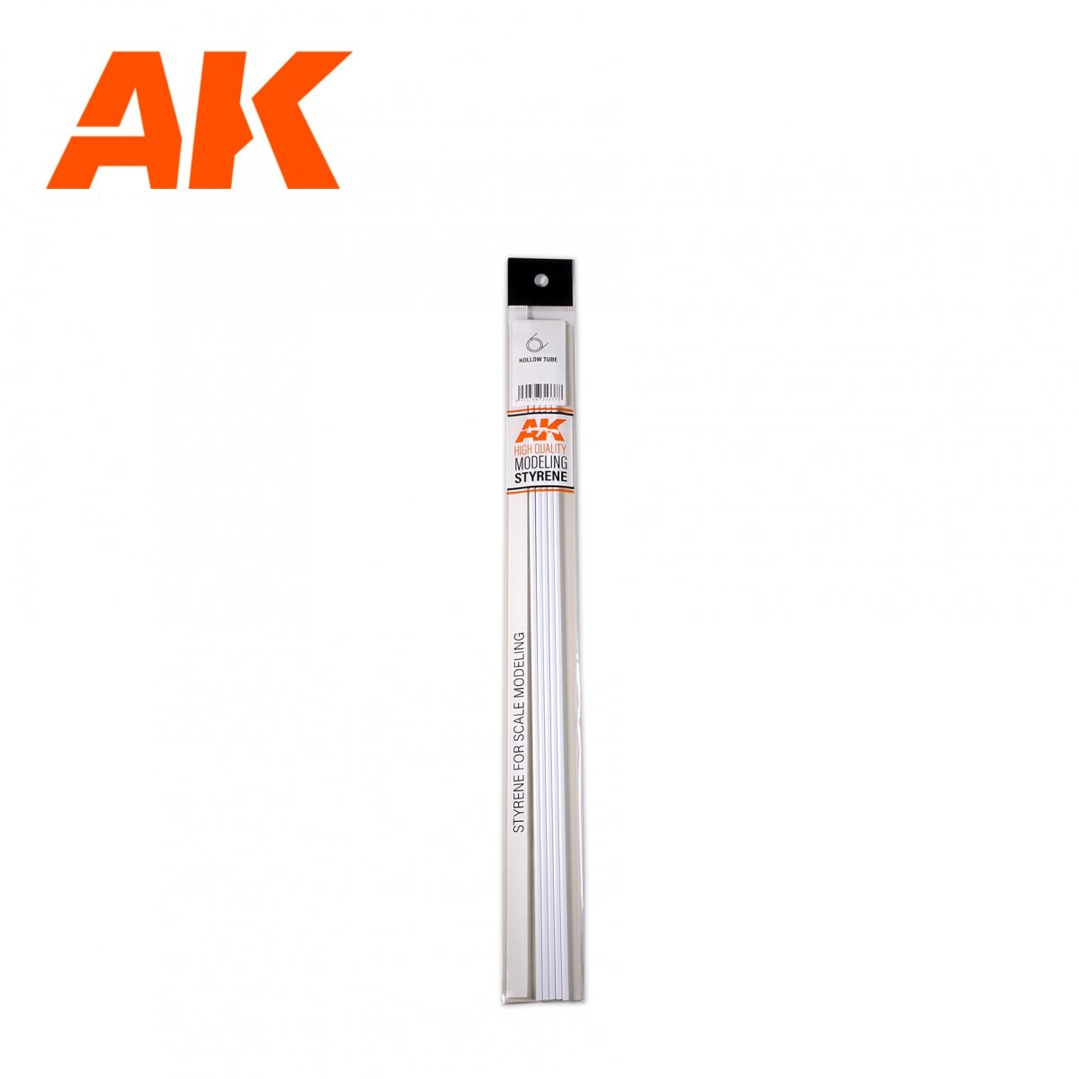 AK Interactive AK6542 TUBE CREUX 2,00 DIAMÈTRE X 350MM – TUBE CREUX EN STYRÈNE – (6 UNITÉS) – image 3