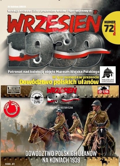 Premiers combattants PL072 Uhlans polonais à cheval 1939 1/72