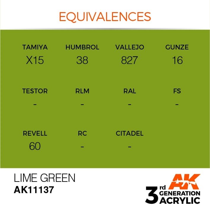 AK Interactive AK11137 VERT CITRON – STANDARD 17 ml – image 3