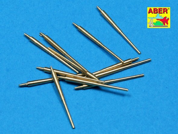 Aber 350L-12 Set of 12 pcs 150 mm barrels for German ships: Bismarck, Tirpitz, Scharnhorst, Gneisenau 1/350
