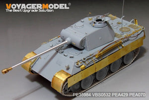 Maquette Voyager PE35984 Char Panther A allemand de la Seconde Guerre mondiale, version de base, pour TAKOM 2097 au 1/35 – Bild 2