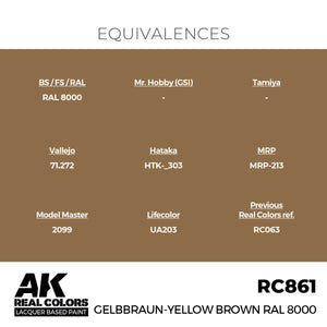 AK Interactive RC861 Jaune-brun RAL 8000 17 ml – immagine 3