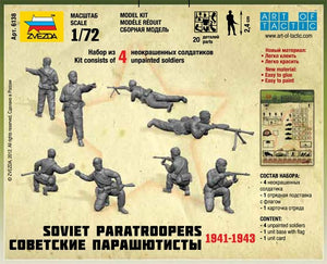 Zvezda 6138 Parachutistes soviétiques (1941-1943) Art de la tactique 1/72 – imagen 2