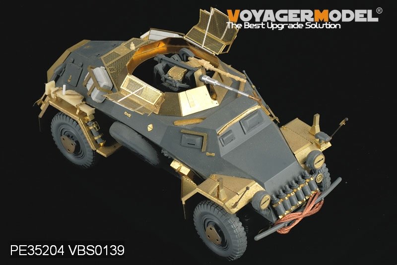 Maquette Voyager PE35204 Sd.Kfz 222 4Rad de la Seconde Guerre mondiale pour TAMIYA au 1/35 – image 4