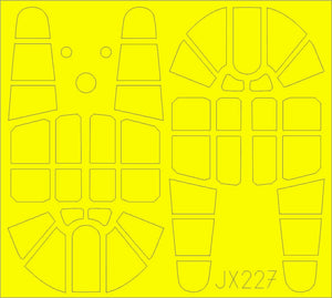 Eduard JX227 P-40F TFace 1/32 TRUMPETER