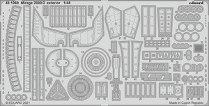 Eduard 481069 Mirage 2000D extérieur KINETIC 1/48