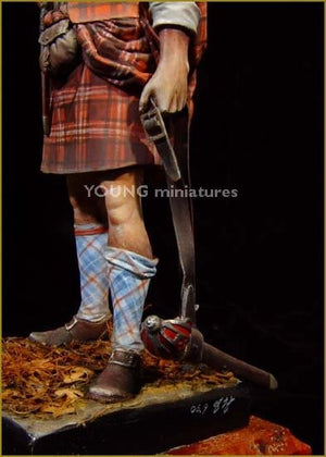 Young Miniatures YH9004 Highland Clansman 1746 90mm – zdjęcie 4