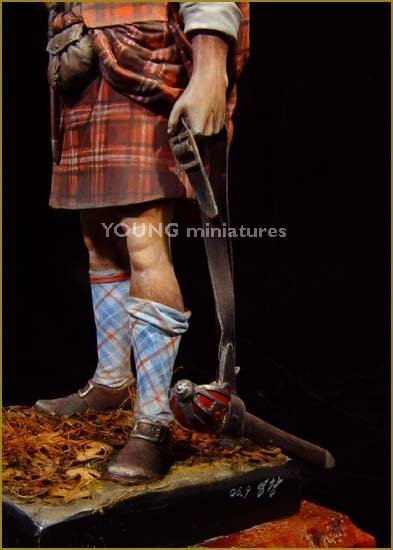 Young Miniatures YH9004 Highland Clansman 1746 90mm – zdjęcie 4