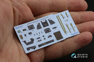 Intérieur imprimé en 3D et coloré sur papier décalcomanie Quinta Studio QD48191 Tempest Mk.V (Eduard) 1/48  – immagine 11
