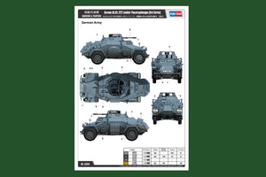 Hobby Boss 83816 allemand Sd.Kfz.222 Leichter Panzerspahwagen (1/35) – immagine 2