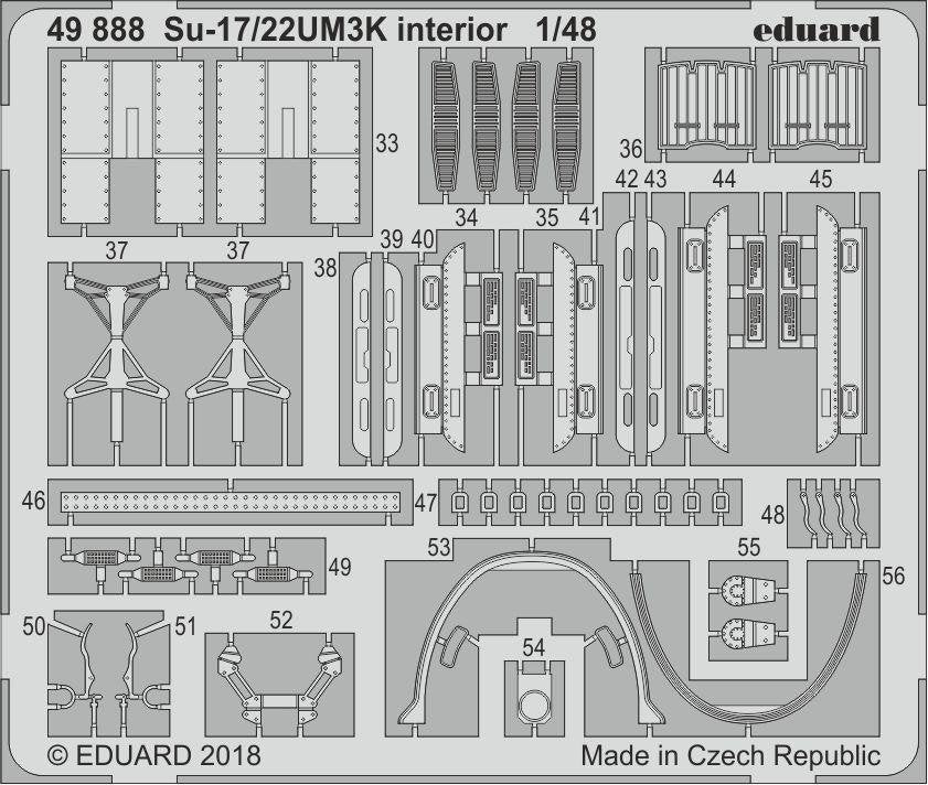 Intérieur Eduard 49888 Su-17/22UM3K KITTY HAWK 1/48  – image 2