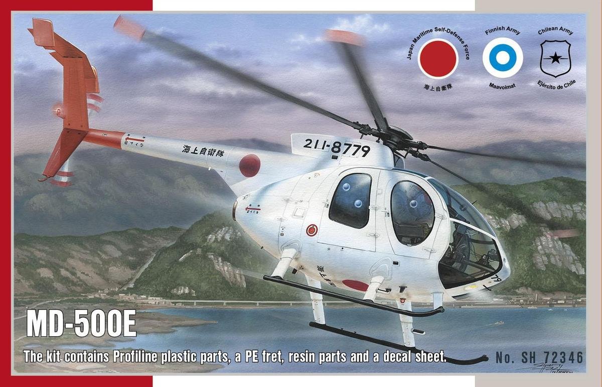 Hélicoptère MD-500E Special Hobby 72346, échelle 1/72