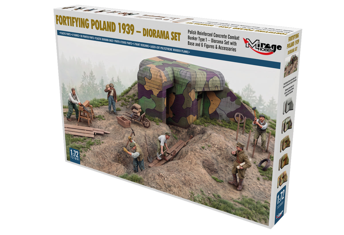Mirage 721001 Fortifying Poland 1939 - Diorama Set 1/72 – imagen 6