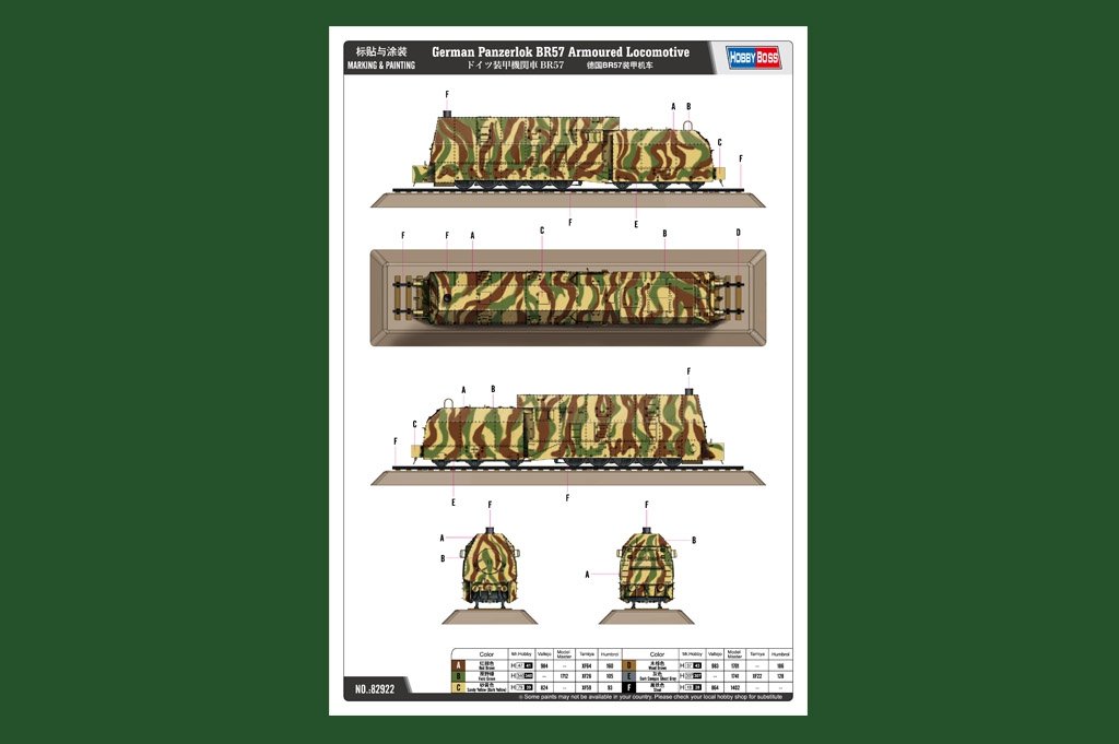 Hobby Boss 82922 Locomotive blindée allemande Panzerlok BR57 1/72 – imagen 2