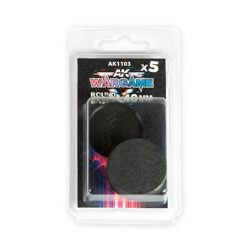 AK Interactive AK1103 BASE RONDE 40MM X5 UNITÉS – immagine 2