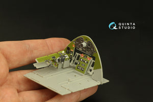 Intérieur coloré imprimé en 3D sur papier décalcomanie Quinta Studio QD32189 F6F-3E/N Hellcat (Trumpeter) 1/32 – immagine 10