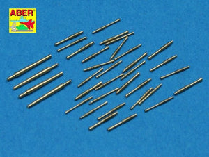 Aber 350L-43 Jeu de canons 127 mm x 4 ; 25 mm x 30 pour destroyer de classe Yukikaze de la marine japonaise (1/350)