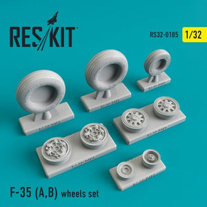 RESKIT RS32-0185 Jeu de roues F-35 (A,B) 1/32