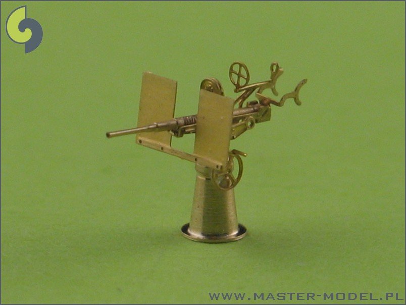 Master SM-350-050 Oerlikon 20mm type USN - canon complet en trois dimensions, éléments tournés et gravés (20 pièces) – immagine 5