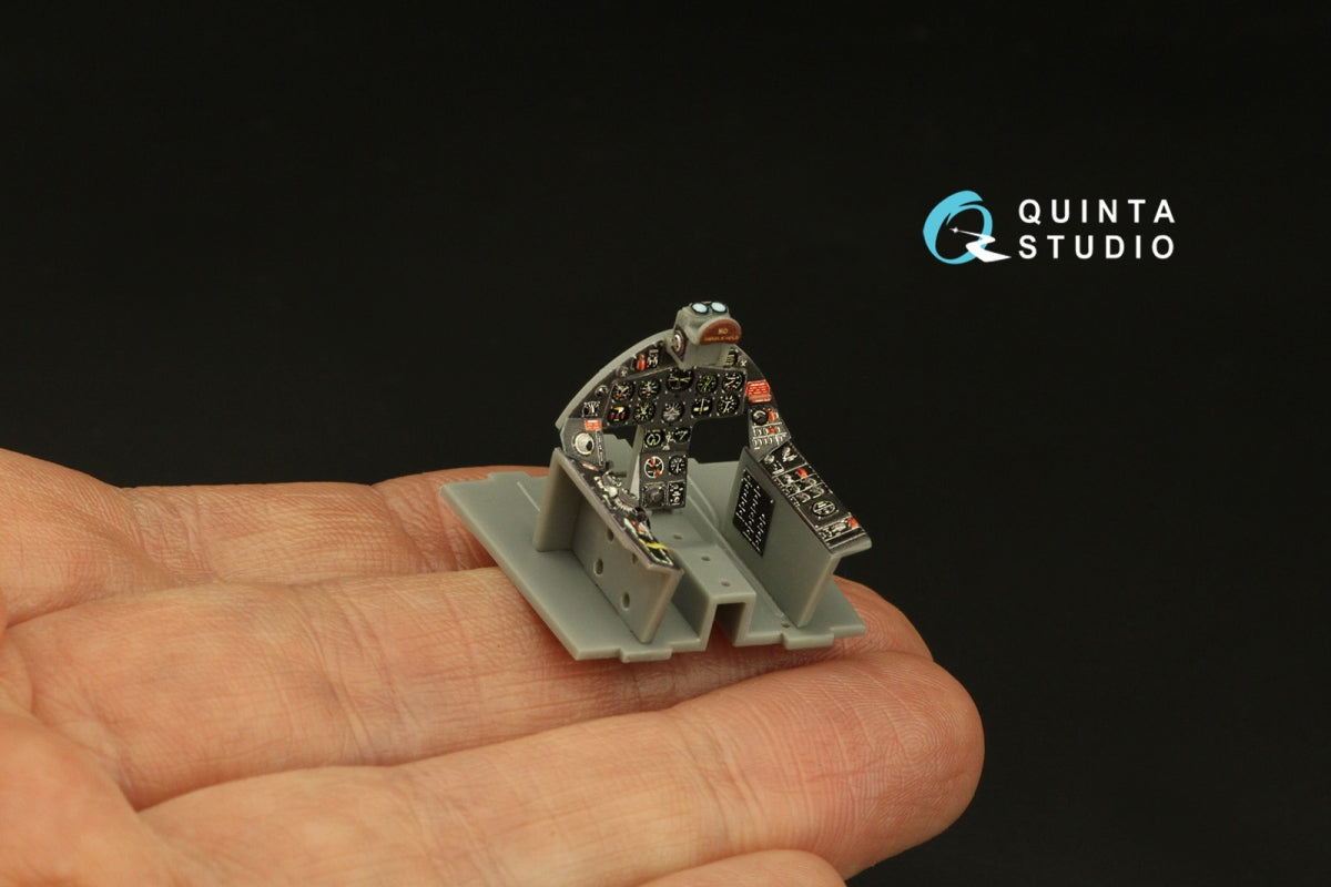 Intérieur imprimé en 3D et coloré sur papier décalcomanie Quinta Studio QD48365 F8F-1 Bearcat (Hobby Boss) 1/48 – image 8