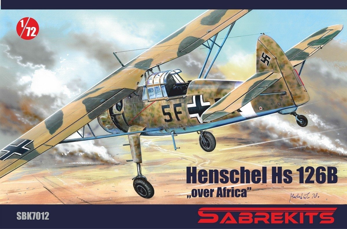 SabreKits SBK7012 Henschel HS 126B Over Africa 1/72 