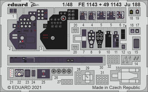 Intérieur du Ju 188 Eduard 491143 REVELL 1/48