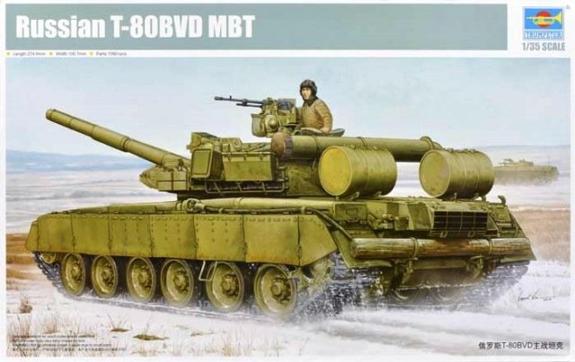 Trumpeter 05581 Char de combat principal russe T-80BVD (1/35)