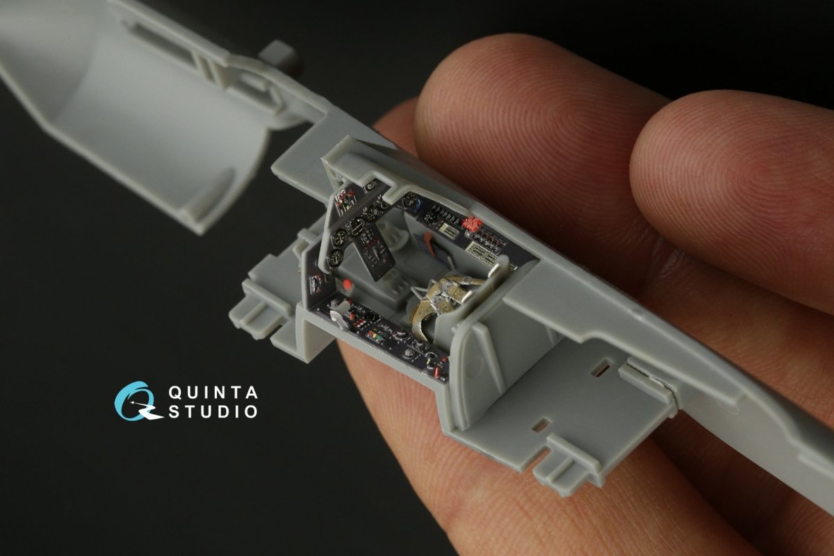 Intérieur imprimé en 3D et coloré sur papier décalcomanie Quinta Studio QD48296 FW 190D-9 (HobbyBoss) 1/48 – image 8