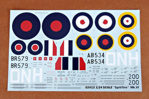 Trumpeter 02413 Spitfire MK.VI 1/24 – imagen 4