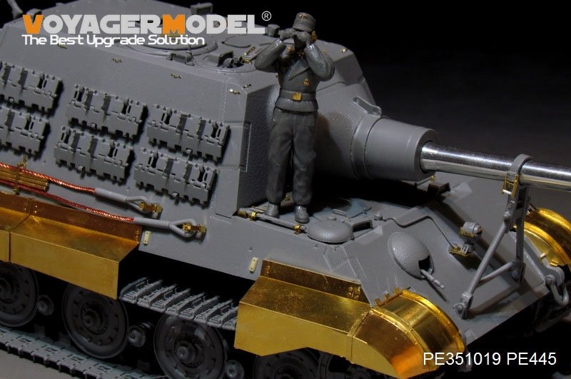 Maquette Voyager PE351019 Jagdtiger allemand de la Seconde Guerre mondiale (modèle de base) pour TAKOM 8001 au 1/35  – immagine 19