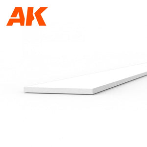 AK Interactive AK6505 BANDES 0,30 X 4,00 X 350MM – BANDE DE STYRÈNE – (10 UNITÉS) – image 2