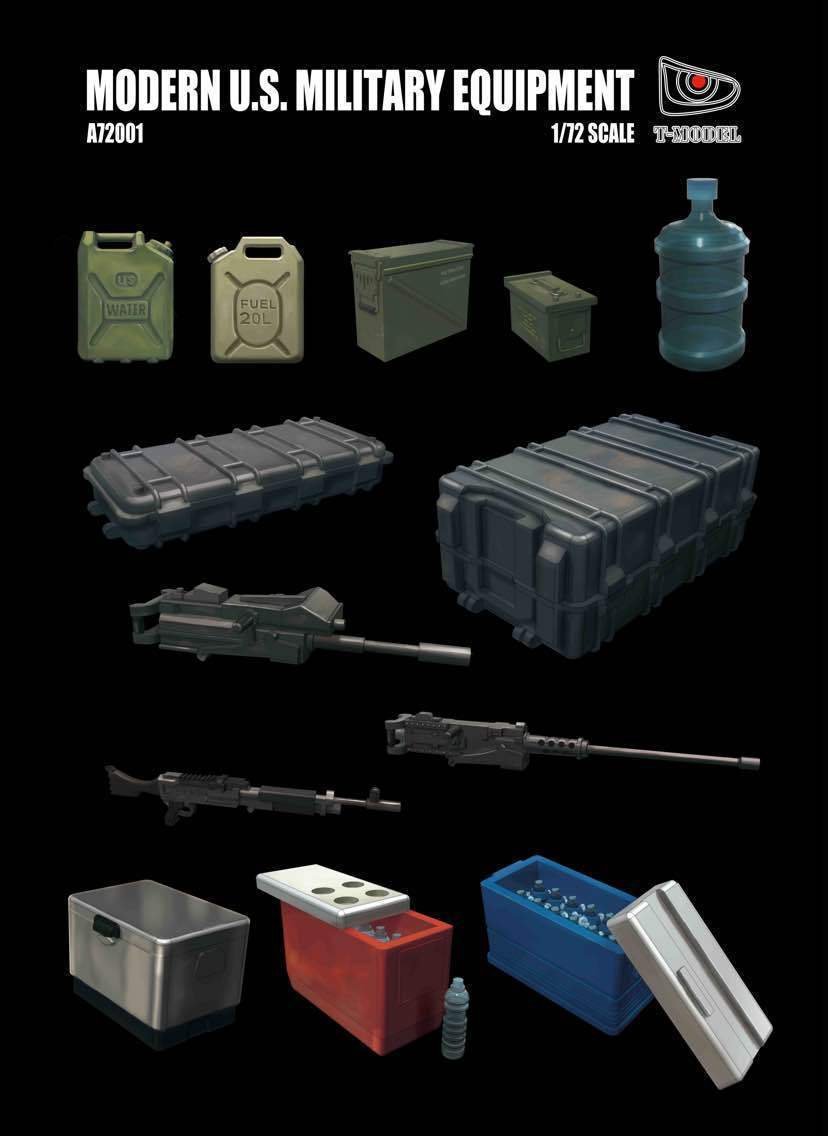 T-Model A72001 Équipement militaire américain moderne 1/72