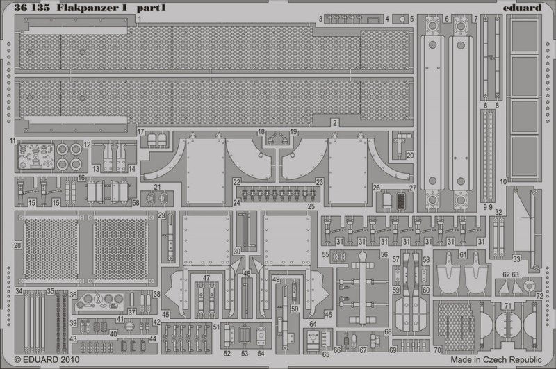 Eduard 36135 Flakpanzer I 1/35 Dragon – imagen 2