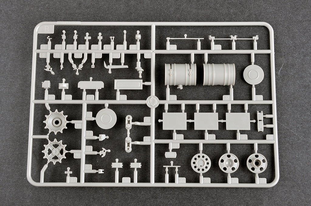 Trumpeter 09610 Char russe T-72B3 avec blindage réactif explosif (ERA) à étui souple 4S24 et blindage à grille, échelle 1/35 – imagen 16