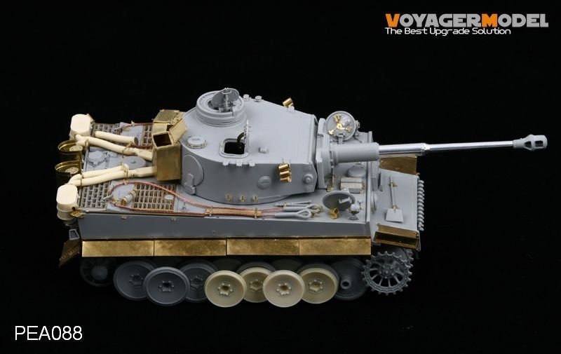 Roues de route dégradées Voyager Model PEA088 pour Tiger I Première version (pour DRAGON) 1/35