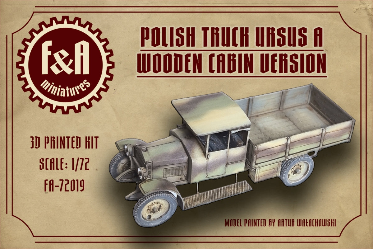 F&amp;amp;A Miniatures FA-72019 Ursus Cabane en bois 1/72