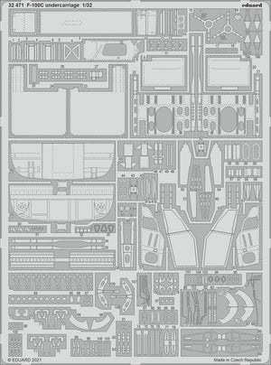 Eduard BIG33137 F-100C PARTIE II TRUMPETER 1/32 – Bild 3