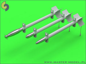 Master AM-24-013 Types supplémentaires d&amp;#39;ogives pour la roquette britannique RP-3 (60LB F, 25LB SAP, 25LB AP) (1/24)  – image 2