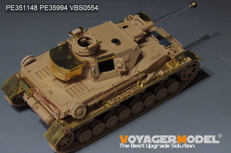 Maquette Voyager PE351148, char allemand Pz.Kpfw.IV Ausf.G Basic de la Seconde Guerre mondiale pour Tamiya 35378, échelle 1/35 – imagen 4
