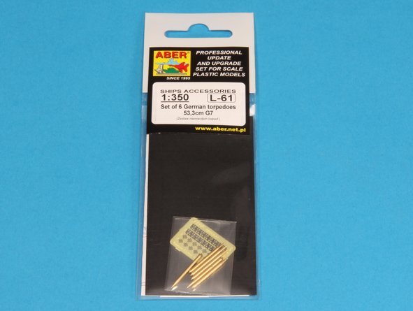 Aber 350L-61 Ensemble de 6 torpilles allemandes 53,3 cm G7 (1/350) – Bild 3