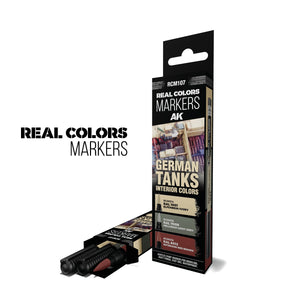 AK Interactive RCM107 COULEURS INTÉRIEURES DES CHARS ALLEMANDS – ENSEMBLE DE MARQUEURS RC RCM014 RCM016 RCM019 – image 2